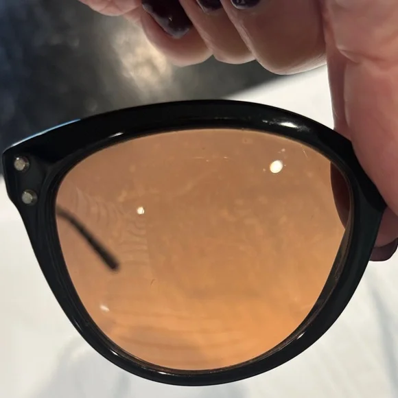 Michael Kors Black Sunglasses with Tan Lenses - Picture 7 of 9